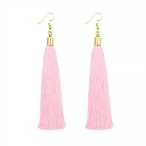 Bohemian long tassels drop earrings